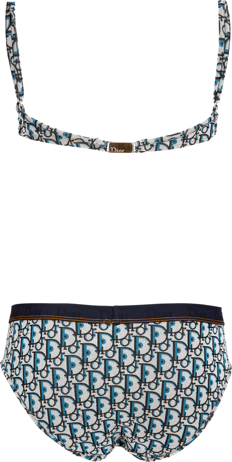 Christian Dior Navy Logo Diorissimo Bikini