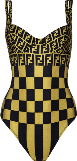 Fendi Zucca Printed One-Piece