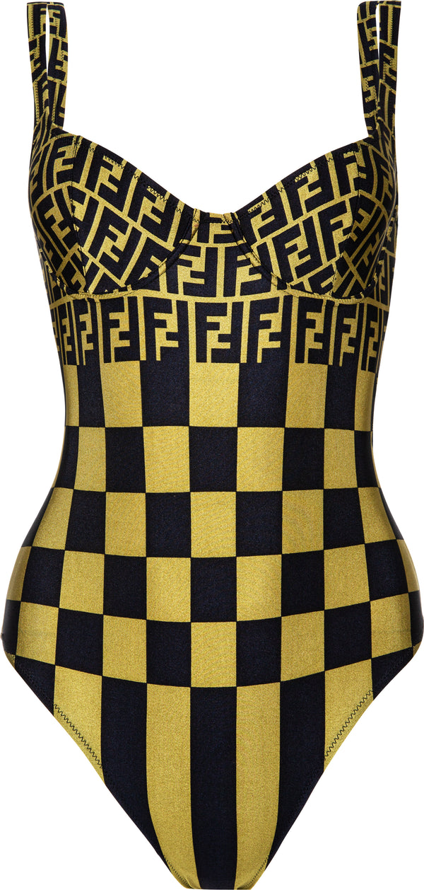 Fendi Zucca Printed One-Piece