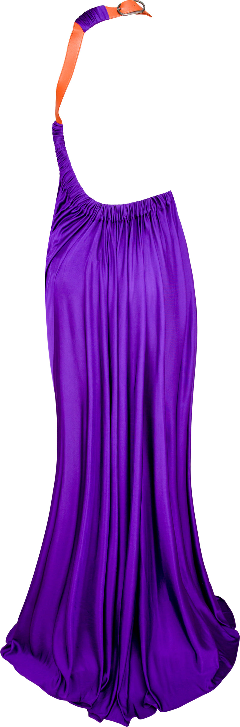 Roberto Cavalli Spring 2005 Open Side Ruched Runway Gown