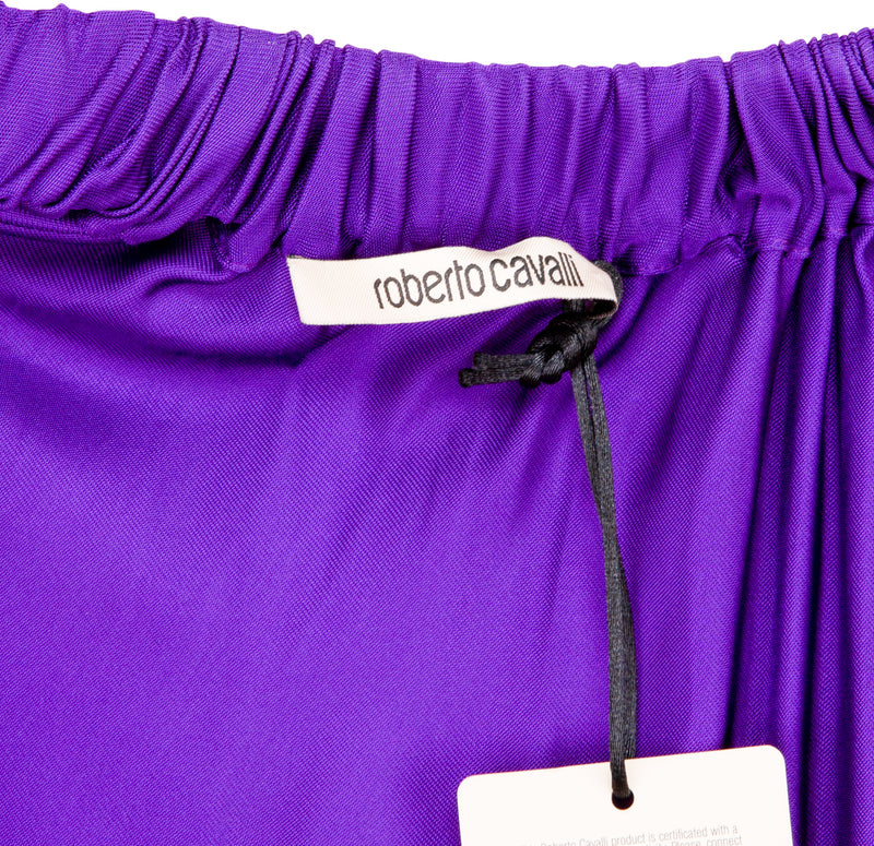 Roberto Cavalli Spring 2005 Open Side Ruched Runway Gown